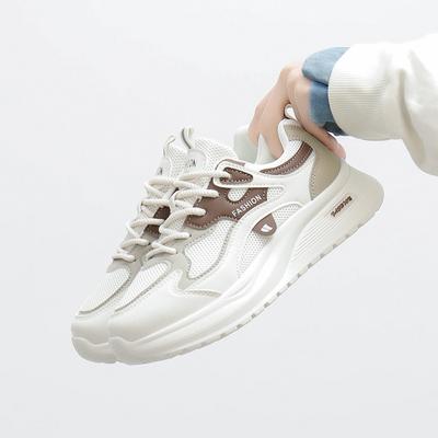 Ins корейская версия кроссовок для пап на платформе 2025 весна новые уличные кроссовки для бега для студентов повышенная повседневная обувь Q103