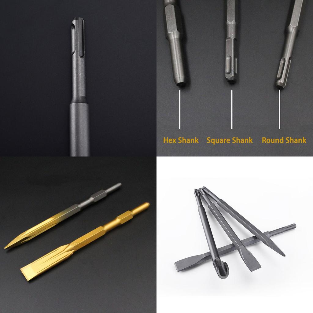 Набор передовых зубил для перфоратора из хромовой стали для плитки, зубило-пика для превосходной долговечности