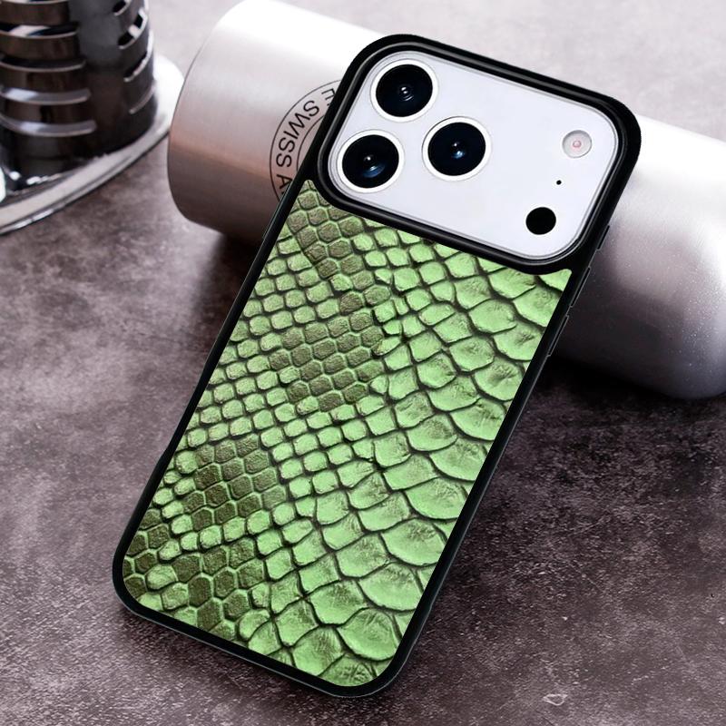 Чехол для телефона с текстурой змеиной кожи для iPhone 17, 16e, 15, 14, 13, 12, 11, Mini, Pro, MAX, мягкий силиконовый чехол