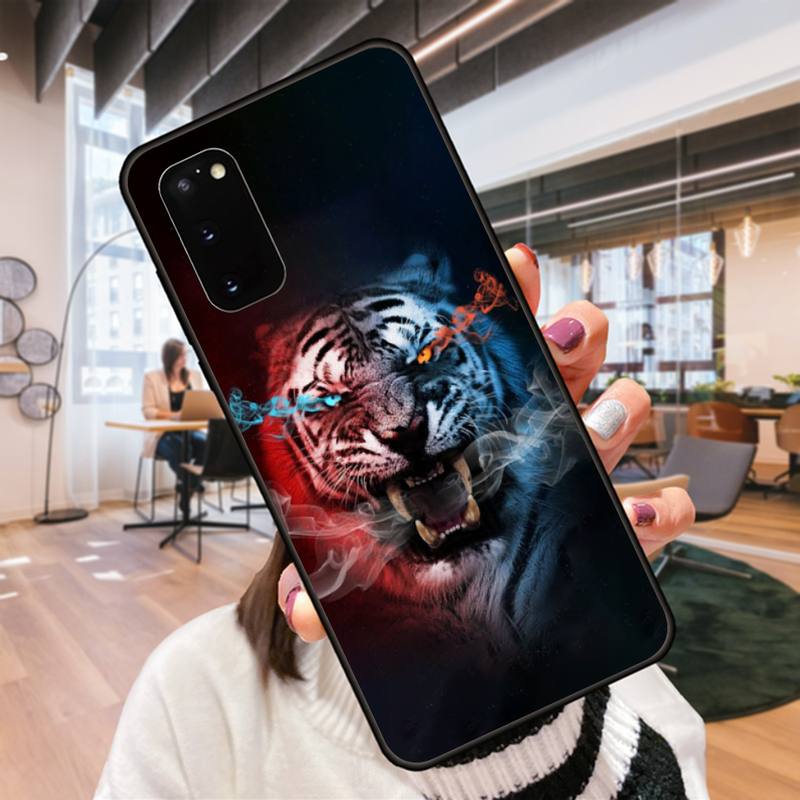 Модный чехол для телефона с тигром для Samsung Galaxy S9 S9plus S20 5G S20 ULTRA 5G S20 Plus 5G S21 S30, чехол