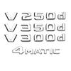 Car Trunk Nameplate Letters Logo Emblem Badge Sticker For Mercedes Benz V Class W447 V250d V300d V350d V220d 4MATIC Accessories BB1