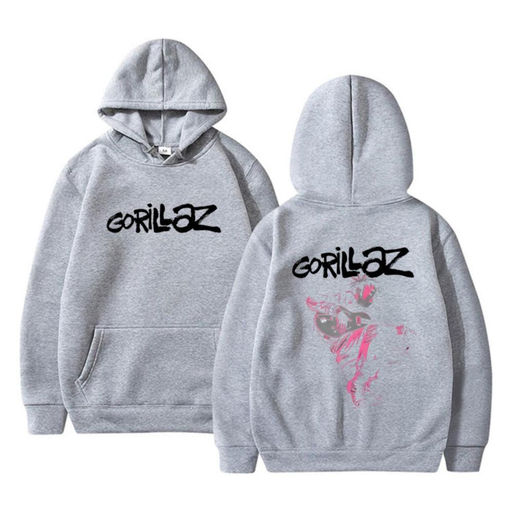 Rock Band Gorillaz The Now Now Album Graphic Hoodie Men Women Punk Oversized Hooded Sportswear Male Vintage Cool Hoodies