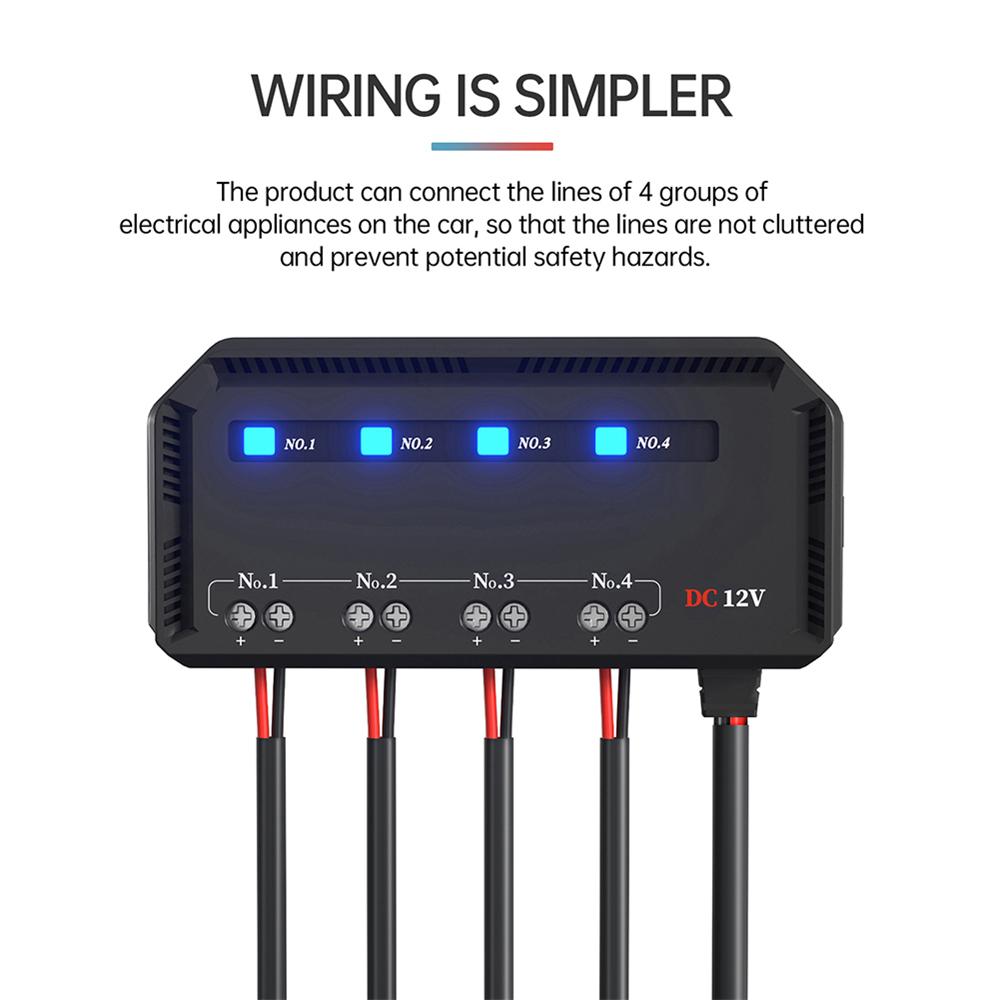 Fuse Holder Box Electrical Insulation Battery Protection Junction Box LED Indica