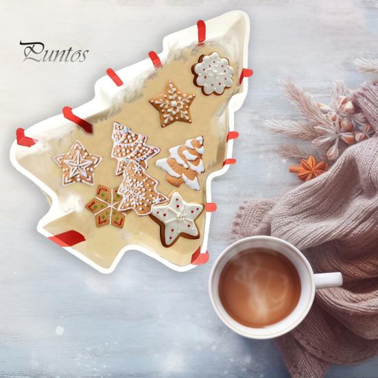 Коробка для рождественской елки, коробка для хранения тортов в форме елки, контейнер для хранения продуктов из смолы, органайзер для конфет и закусок, контейнеры с крышкой для декора рабочего стола