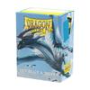 Dragon Shield Матовые Dual Standard Небесно-голубые 100 протекторов, Размер, и Серебряные, протекторы, AT-15074