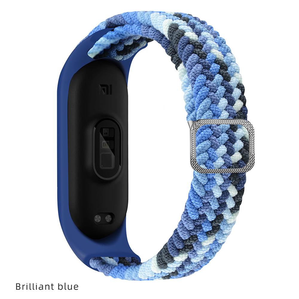 Strap for Mi Band 7 6 5 4 Elastic Adjustable Nylon Braided Miband6 Miband 5 Correa Wristband for Xiaomi Mi Band 4 3 5 6 Bracelet