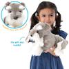 Realistic Schnauzer Plush Dog, 30cm, Cute, Birthday Gift for Boys and Girls [Authentic Japanese Product]