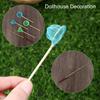 Garden Micro Landscape Scene Model Trammel Net Doll Accessories Miniature Fishing Rod Fish Pole