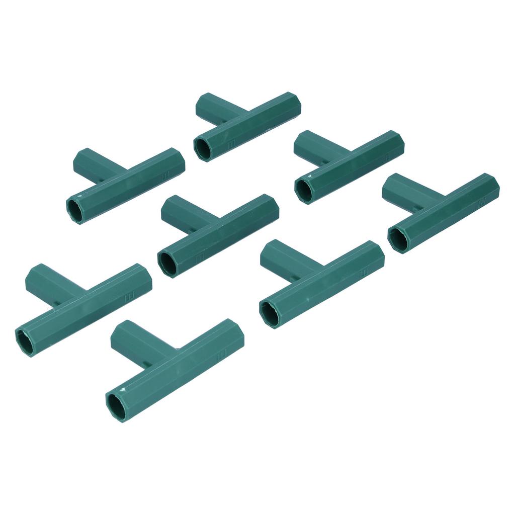 8Pcs T Shape Connector DIY Plant Stake Joint Tee Adapter for 16mm Garden Plant Support