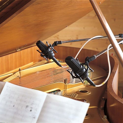 Audio-Technica AT4050 Condenser Microphone / 1-inch Large Diaphragm Dual Diaphragm / DC Bias / Switchable Between Cardioid, Bidirectional, and Omnidir