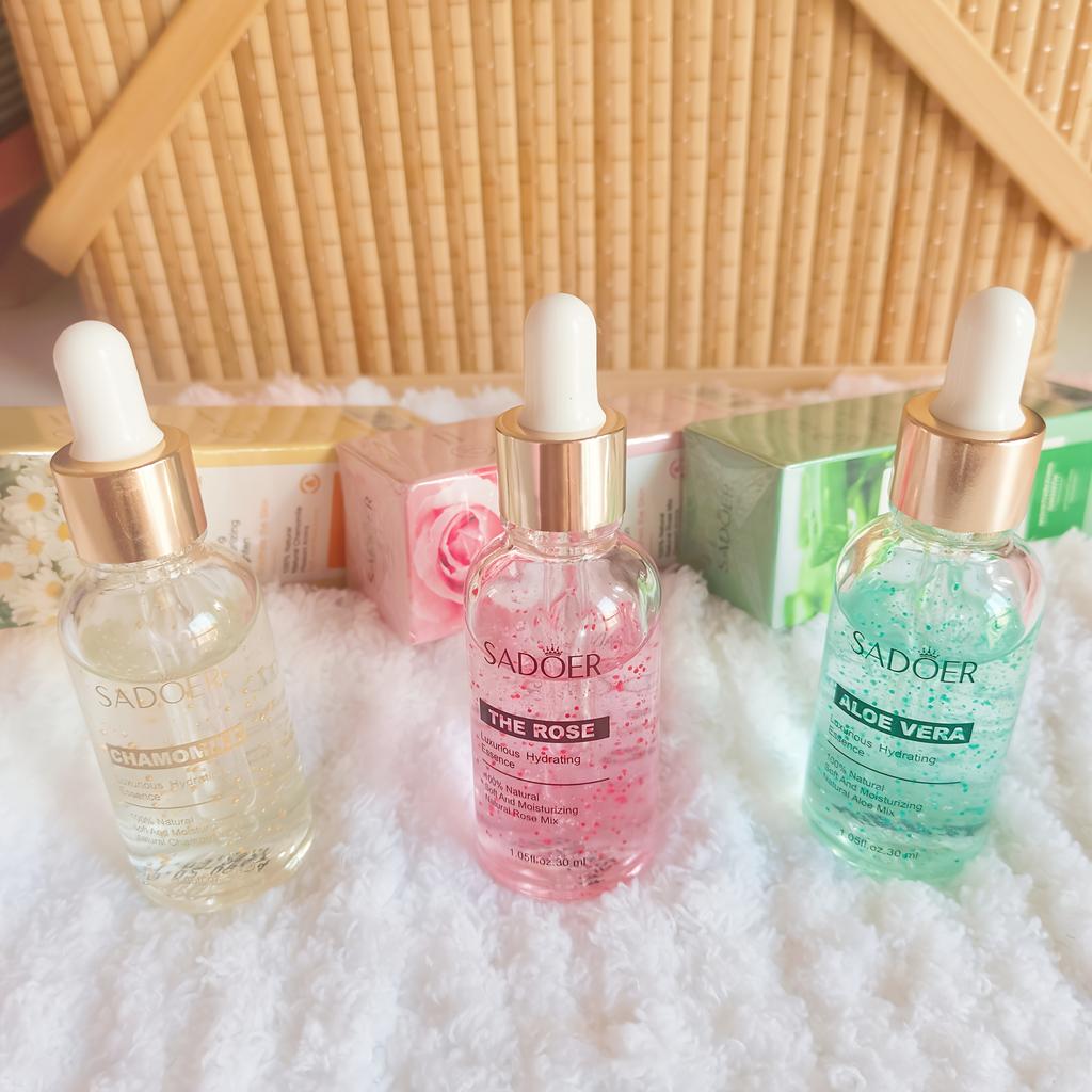 Сыворотка с растительными экстрактами и алоэ вера - Гипоаллергенная, без отдушек, увлажняющая эссенция для лица, увлажняющая сыворотка для лица