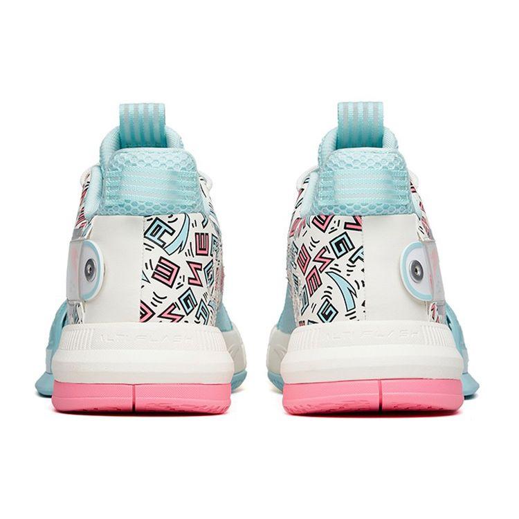 Anta Light Crazy 2 Mesh Shock Absorption Non-Slip Waterproof Low-Top Basketball Shoes Men Sneakers Blue 112141640S-3