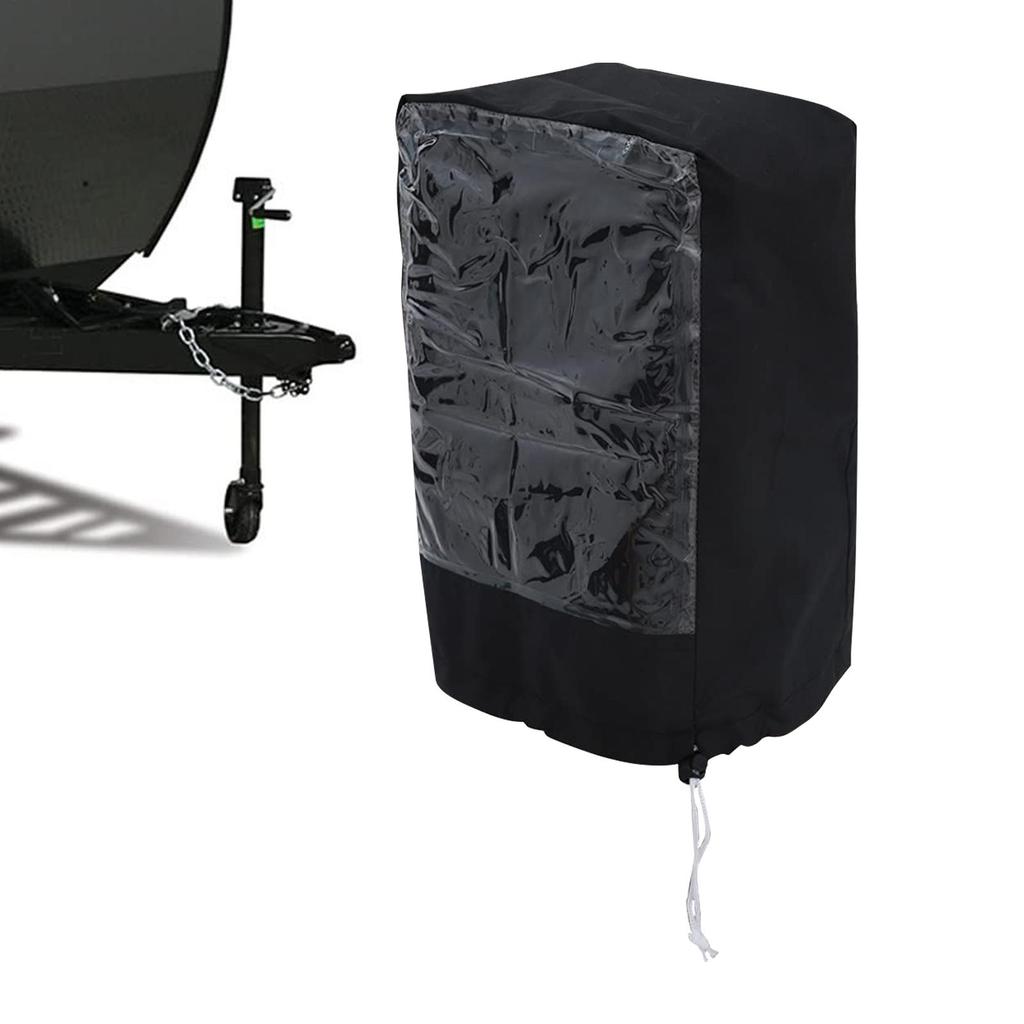 Защитная крышка для домкрата автодома, погодостойкий протектор, крышка для дышла с прозрачным окном для автодома, мобильного дома, гаража, внедорожного прицепа, морского транспорта