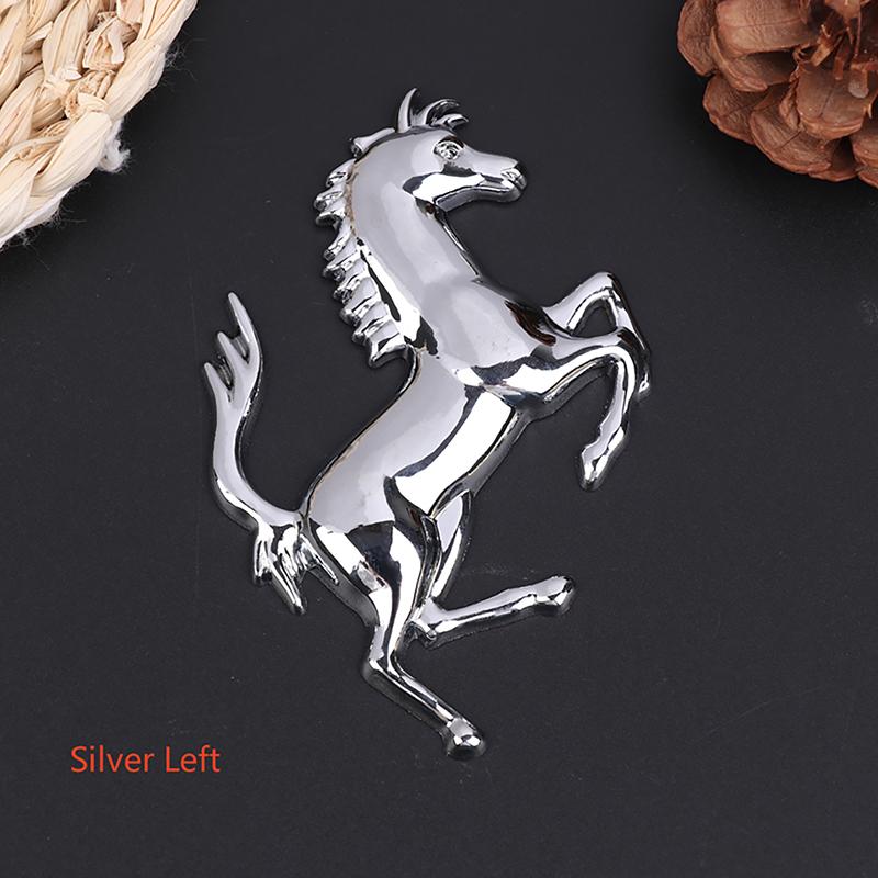 3D Metal Running Horse Emblem Stickers Car Personalized Sticker Decal Auto Window Body Side Tail Bumper Badge Sticker Decoration