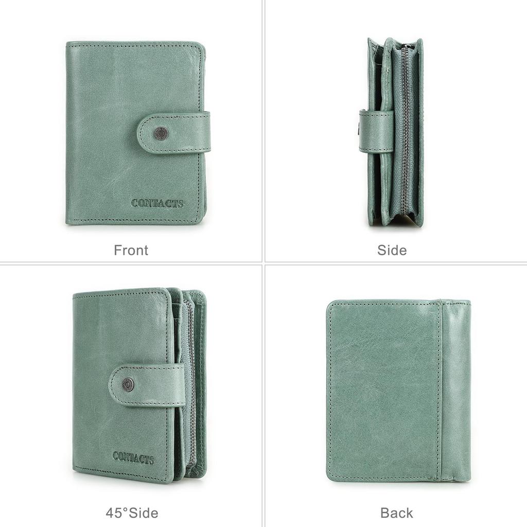 CONTACT'S женский компактный бумажник из натуральной кожи