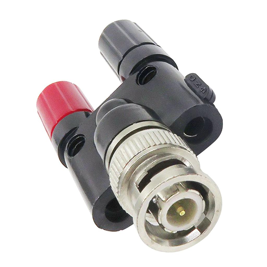 2 шт. BNC Female на двойной разъем типа «банан», соединительный разъем RF Coax Splitter для антенн HF-радио