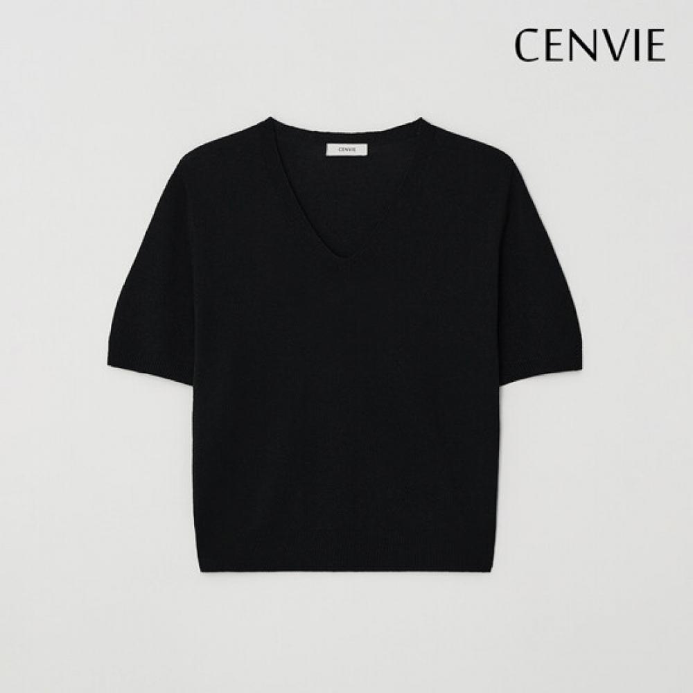Senbi Men 26ss Summer Dry holgarMent V Neck Short sleeVe Knit