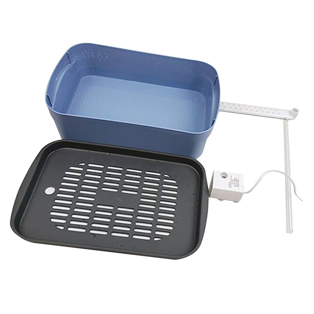 Parrot Bathtub Accessory Automatic Water Circulation for Cockatiel Parakeets Bird Bath Electric Shower Basin