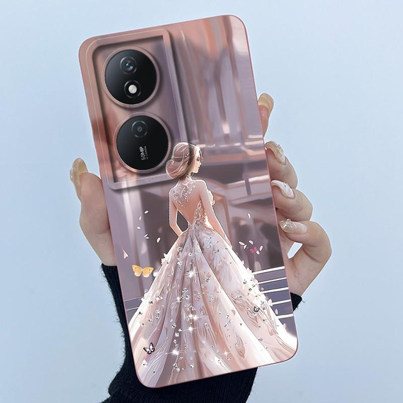 Case For Honor X7B X7 X7A Cute Panda Sweet Girls Cats Silicone Soft Cover Phone Camera Protection Casing Anti-Scratch Bumper