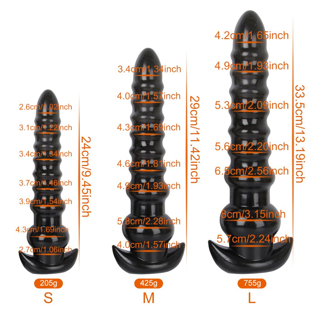 Огромные анальные пробки дилдо расширители ануса массажер простаты стимулятор точки G вагины большая анальная пробка секс-игрушки для женщин мужчин мастурбатор