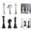 Decorative Chessmen Ornaments Resin Miniatures Objects for Room Bookshelf Cabinet Table Decoration