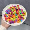 50pcs Girs Cute Colorful Flower Star Crown Small Hair Claws Lovely Hair Decorate Claw Clips Hairpins Kids Sweet Hair Accessories