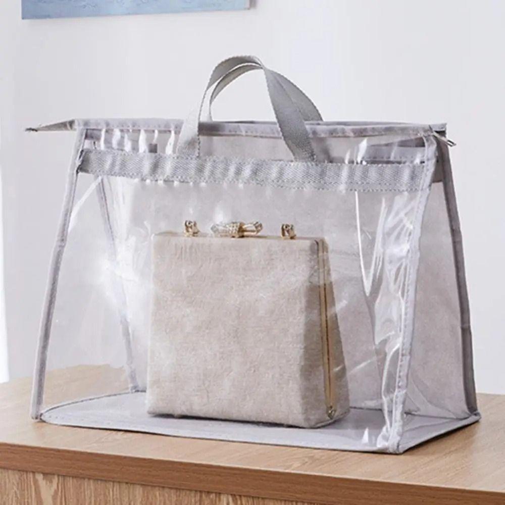 Hanging Handbag Dust Bag Clear Dustproof Bag Storage Box Storage Bag Wardrobe