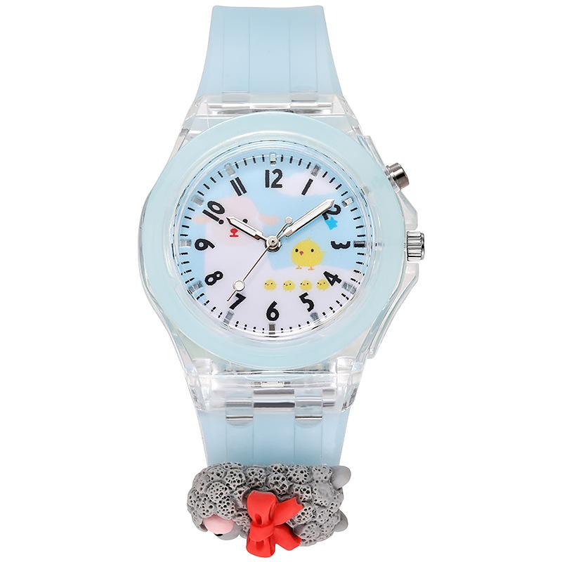 Soft Silicone Luminous Wrist Watch for Kids Flash Light Children Quartz Watch Casual Sport Baby Boys Girls Clock Reloj Infantil