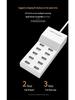 10-портовая USB-удлинитель: Многопортовое умное быстрое зарядное устройство 5 В 2 А Универсальное зарядное устройство для телефона