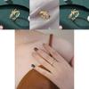 Simple Design Trendy Copper Ring For Women Featuring Dazzling Adjustable Shape Geometric