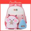 Seed Melon Hamster Letter Backpack With Adjustable Reflective Strap Shoulder