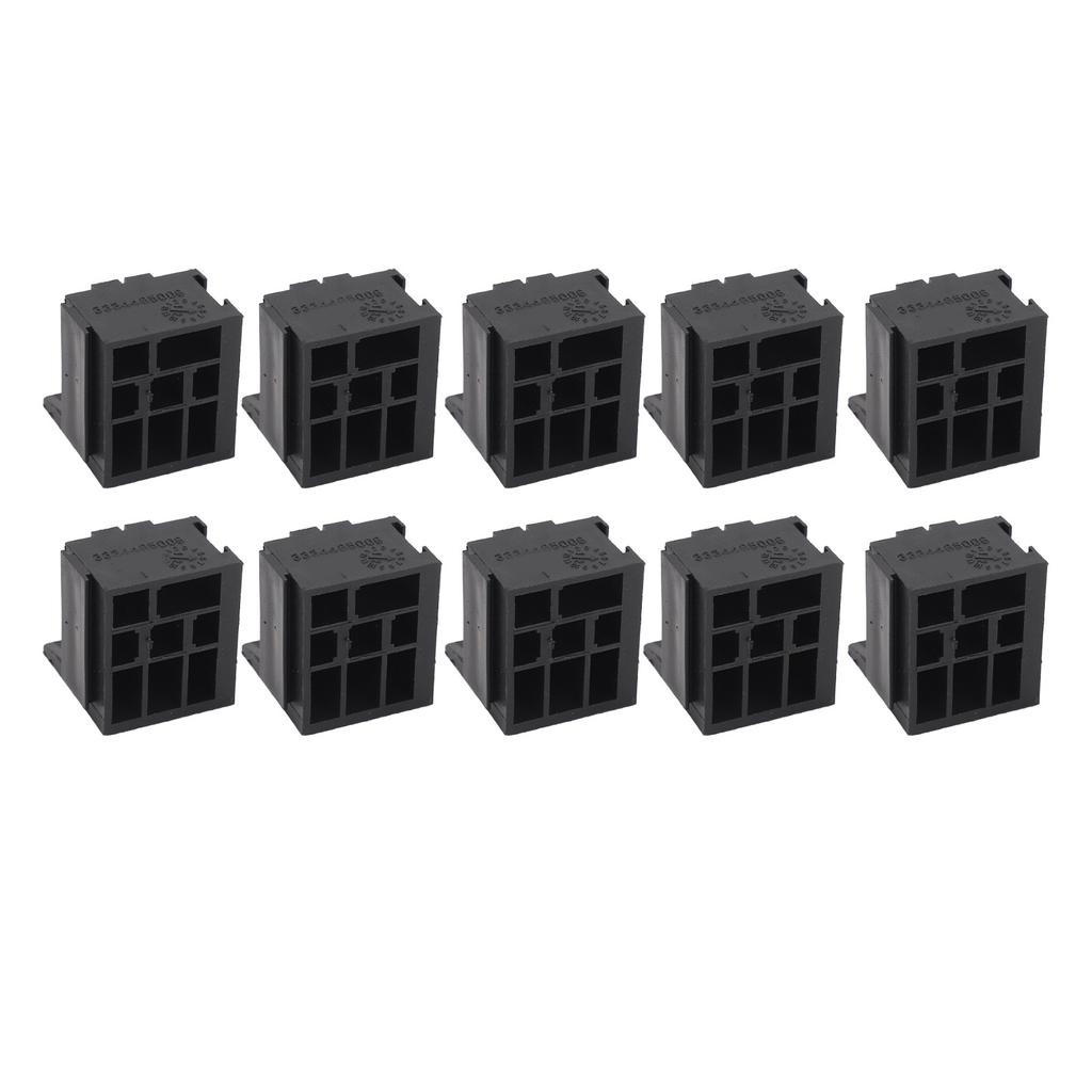 10 шт. 5P 40A релейный разъем с 50 шт. клеммами для автомобильных сигнализаций, фар, дистанционного запуска