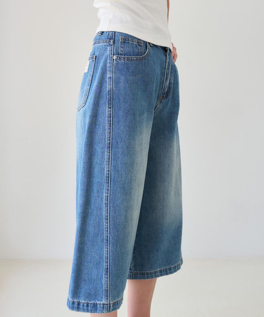 HAINT Merdin Denim Bermuda Pants 3Col_Blue