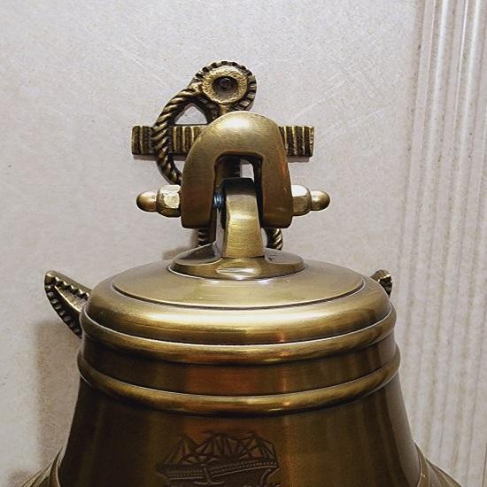 Дверной звонок Rose London 1912 Heavy Sound 15,24 см Корабельный крытый наружный звонок с настенным креплением