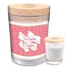 [A3731] - Scented Candle 'I Love You To Infinity' Pink - 92x70 Mm