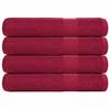 VidaXL Sauna Towels 4 Pcs Bordeaux 80x200cm 360 G/m² 100% Cotton, Towel, Bath Towel, Cotton Towel 136744