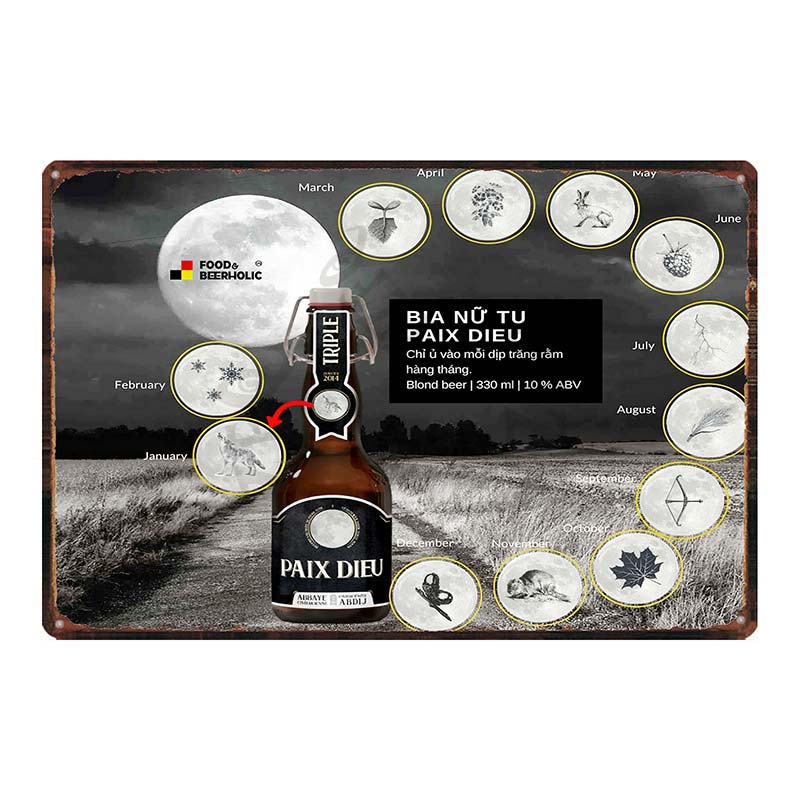 Металлическая жестяная табличка Beer Paix Dieu Mort Subite Ретро-постер Affligem Для стены Бар Паб Искусство Кухня Кофе Домашний декор 30X20СМ DU-8499B