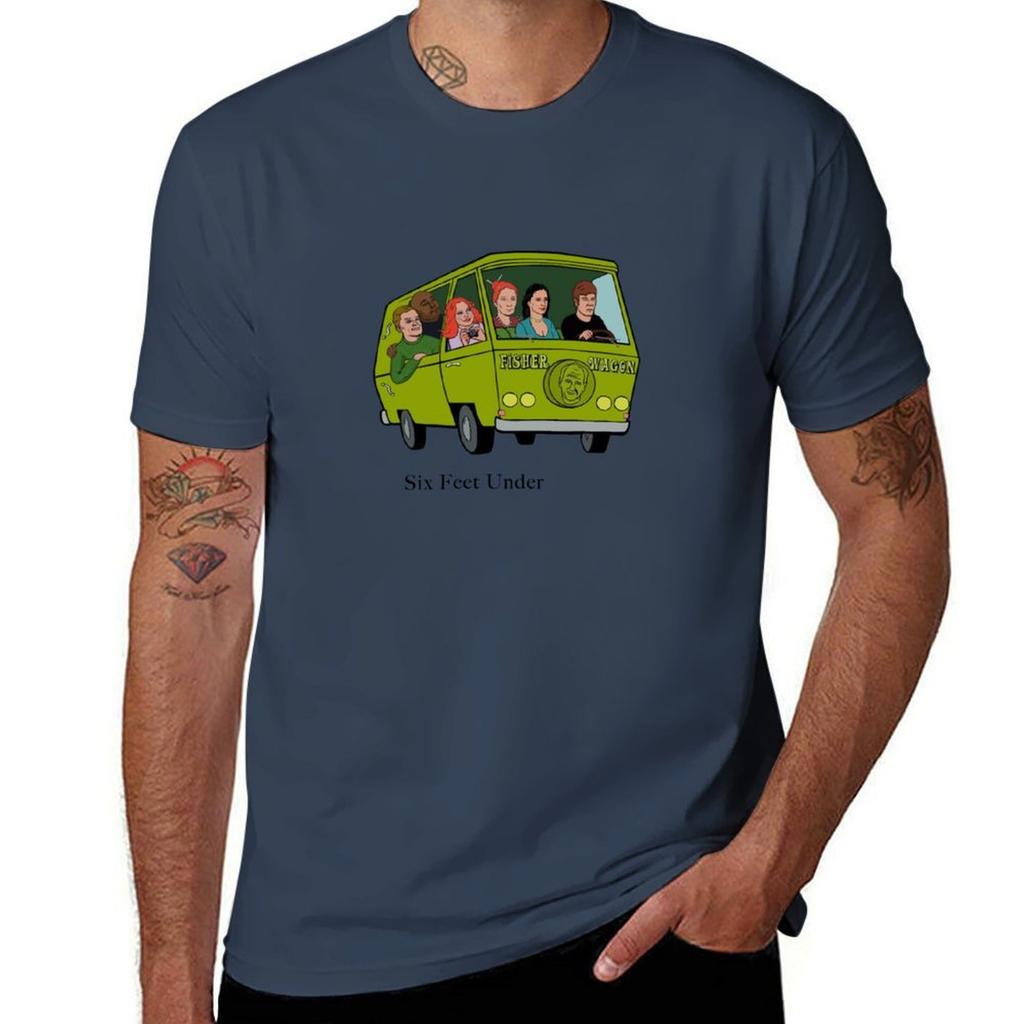 Six Feet Under TShirt Minimalist Casual Short Sleeve Top