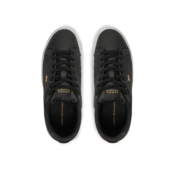 Tommy Hilfiger Кроссовки Icon Court Sneaker Flag FW0FW08327 черный