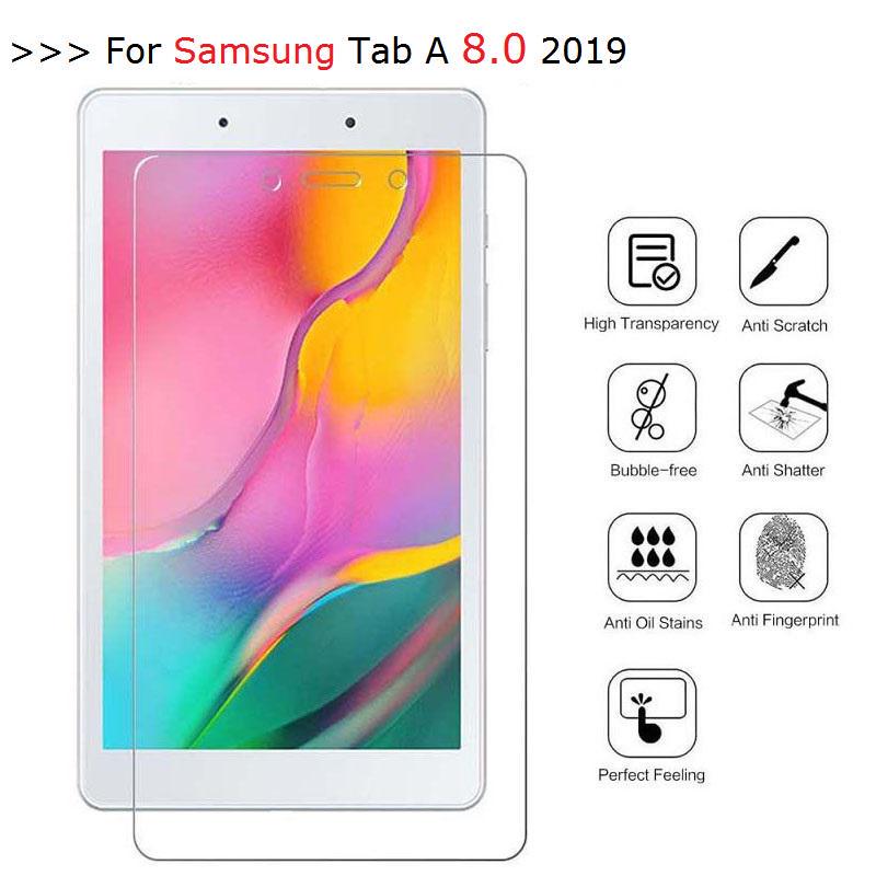 Для Samsung Tab A 10,1 (2019) Т510 Т515 / ТАБ А 8.0 (2019) / Tab S6 Lite Закаленное стекло 9H 2.5D Защитная пленка для экрана