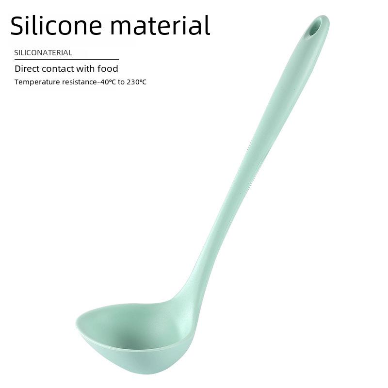 Набор из 5 кухонных лопаток и ложек Nordic Green Silicone с антипригарным покрытием