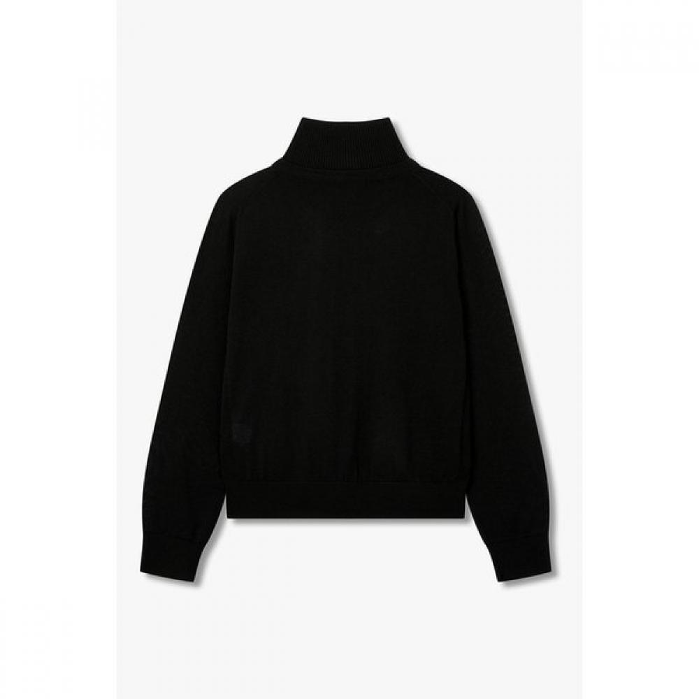 Voice Of Voices Layered Detail High Neck Cardigan 7156450005