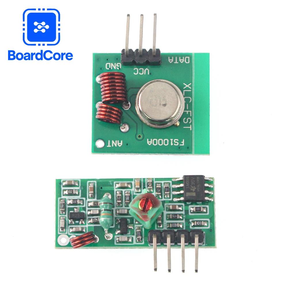 1 пара модулей приемопередатчика суперрегенерации 315 МГц, модуль беспроводного передатчика и приемника 5 В постоянного тока для проектов дистанционного управления DIY