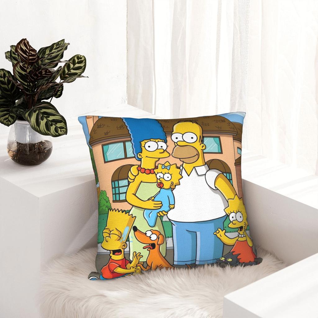 Декоративные наволочки The S-Simpsons Stuff Подушка-плед для дивана Чехол Квадратный Разные размеры