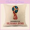 Хлопковая наволочка с эмблемой для 32 команд-участниц чемпионата мира по футболу для дома, бара, лаунжа
