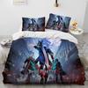 D-Devil May Cry Dmc Игра Геймер Одеяло Постельное белье Комплект Пододеяльник Постельный комплект Чехол на одеяло Наволочка King Queen Размер Постельное белье Комплект Дети