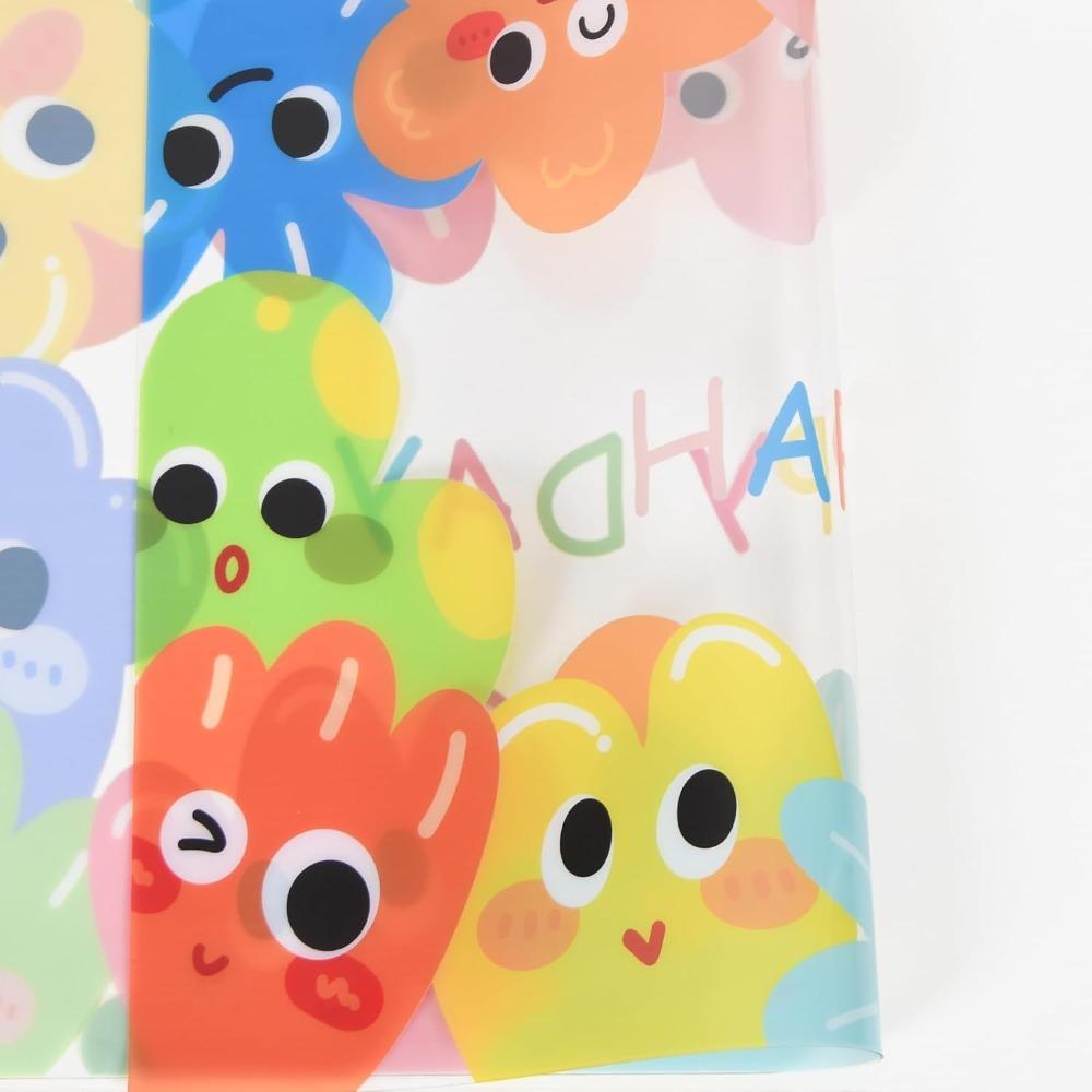 Kids' Table Protector Cover 47x24 Inch-Cute Cartoon Printed Waterproof Oil-Proof PVC Pad Desk Protector Mat