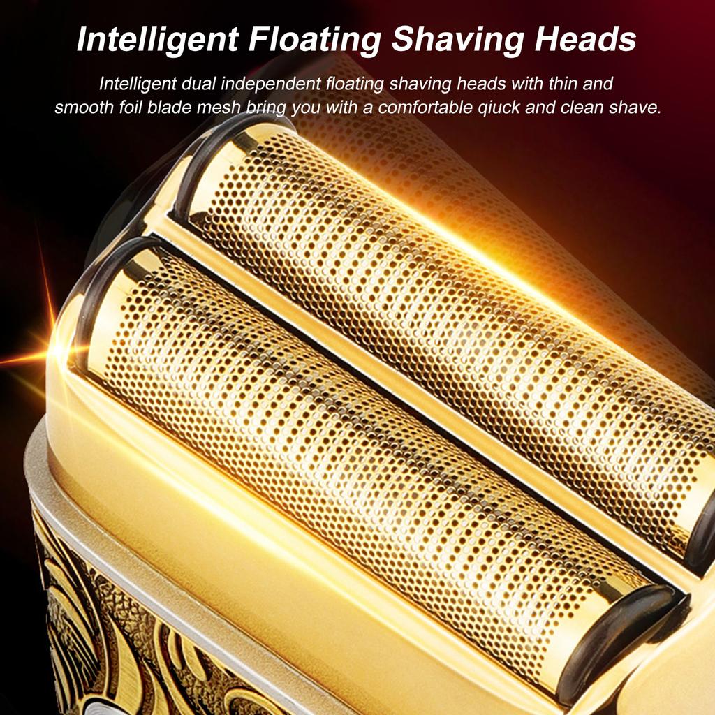 Bestauty Электрическая машинка для стрижки волос, триммер для волос, мужская бритва для бороды, набор для стрижки с 4 направляющими расческами