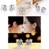 Exquisite Ladies Dolphin's Love Rhinestone Ear Stud Earrings With Timeless Design