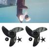 2 Pieces Boat Propellers Ship Outboard Portable Parts Replacement